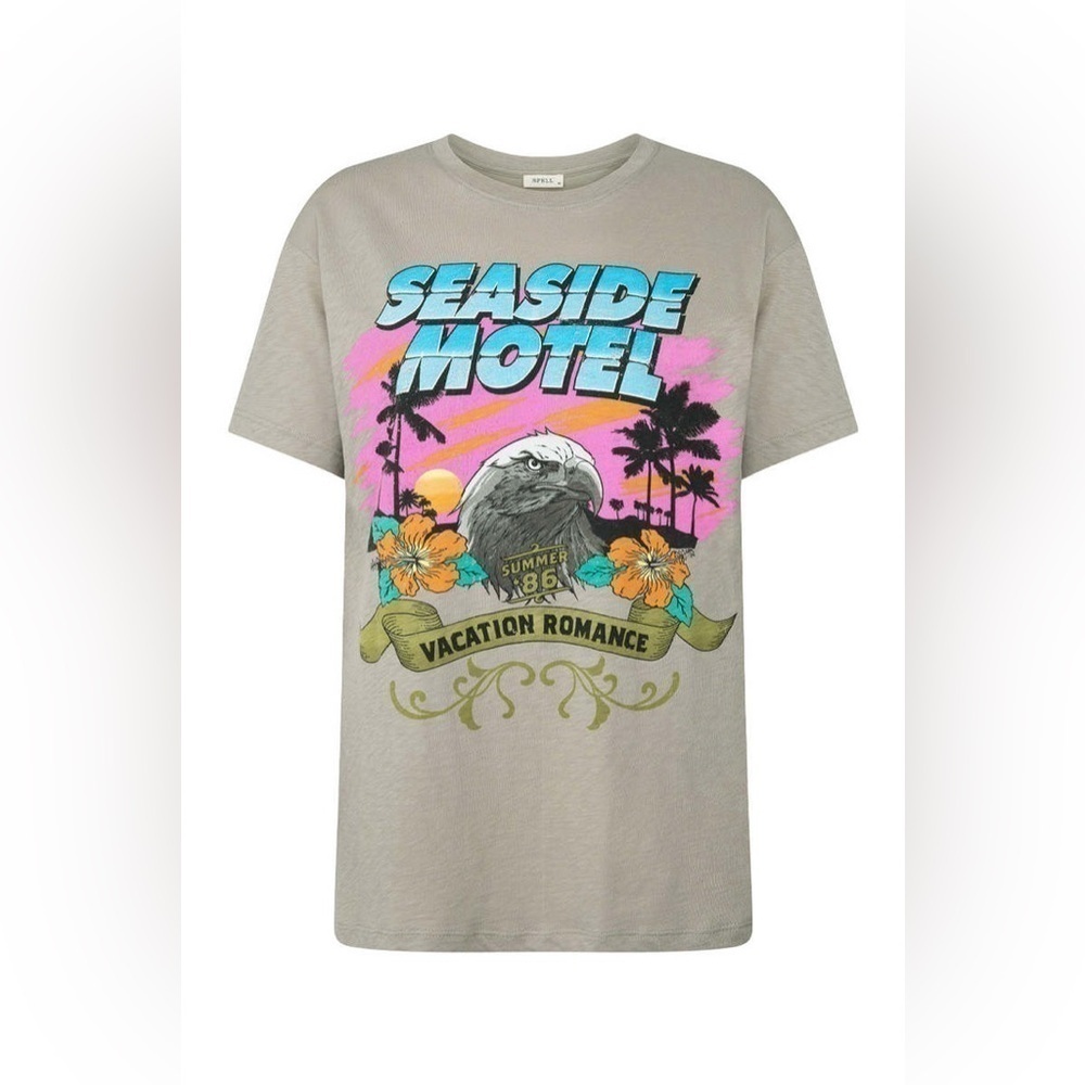 Spell • Seaside Motel Tee Pebble M NWT - Picture 2 of 9
